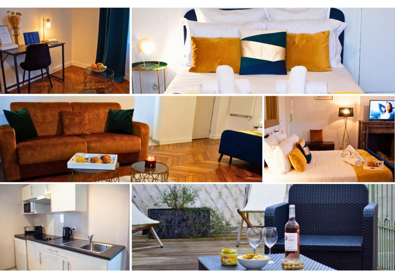 Apartamento Le Charme D'Antan - Terrasse - Balcon - Hypercentre Évreux Exterior foto